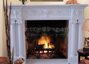 China marble mantel fireplace for home wholesale