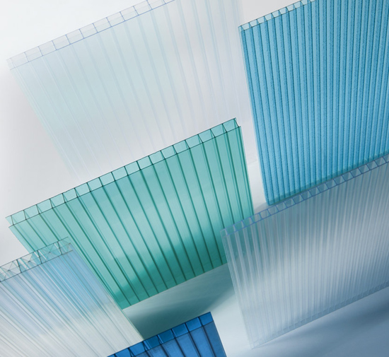 Polycarbonate Roofing Sheets For Thermal Sound Insulation In 3.8-18mm Thickness