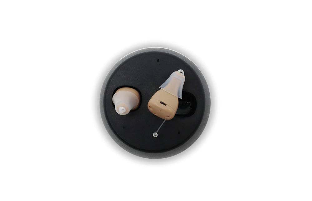 OEM Rechargeable CIC Mini Sound Amplifier Hearing Aid 32dB With Adjustable Volume