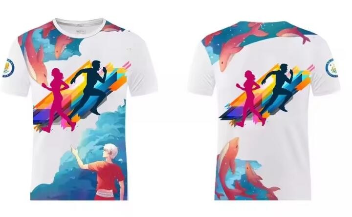 Printed Oversize T Shirt Plus Size Quick Dry Gym Fit T Shirt