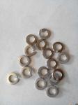 White / Yellow Zinc Split Lock Washer , Belleville Disc Spring Washer Carbon