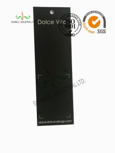 China 400gsm Coated Art Paper Custom Jewelry Hang Tags Matte / Glossy Lamination wholesale