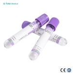 EDTA K2/K3 PET Vacuum Tube CE Approved For Medical Examination 13*100 16*100