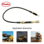 Pull - Only Clutch Control Cable , Industrial Mechanical Custom Control Cable