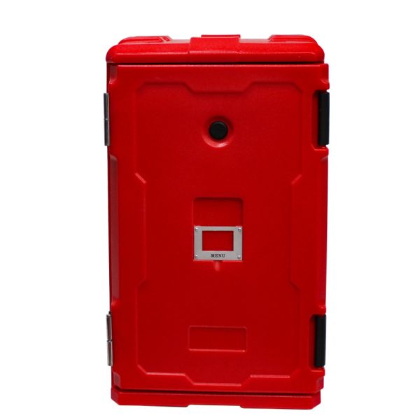 120L Outdoor Insulated Pan Carrier Red 8 Layers Thermal Pan Carrier