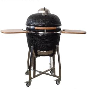 China Garden Outdoor 22 Inch Ceramic Kamado Charcoal Grill wholesale