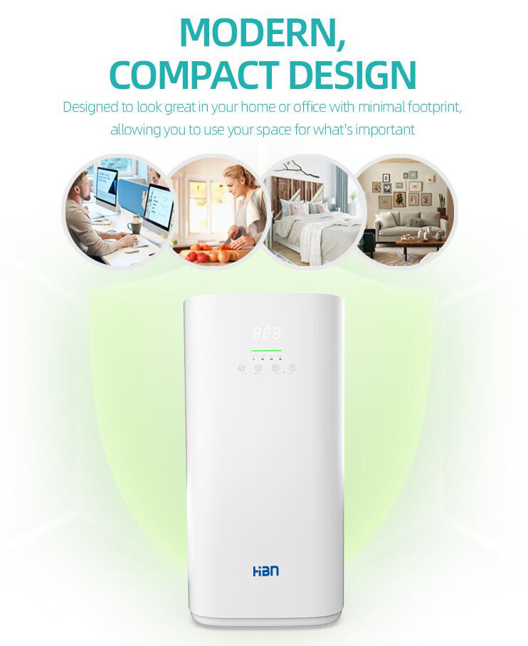Portable Wifi Deep UV Sterilizer ABS Materials With Air Disinfection Kit Anion