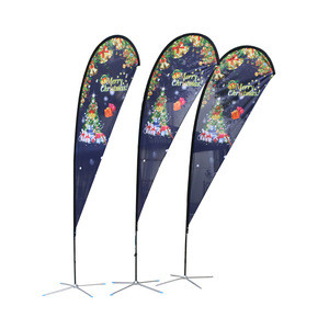 Printed Outdoor Flying Advertising Banners Double Side