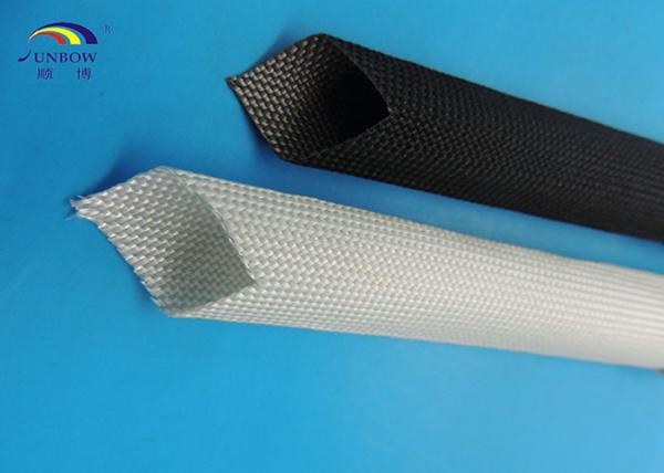 Eco-friendly Flexible High Temperature Fiberglass Sleeving Fireproof for Carbon