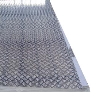 China 1100 1mm Embossed Aluminum Sheet Metal For Warehouse Roof wholesale