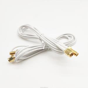 China High Frequency RF Coaxial Cable SMA Male To RP SMA Female Right Angle Extension wholesale