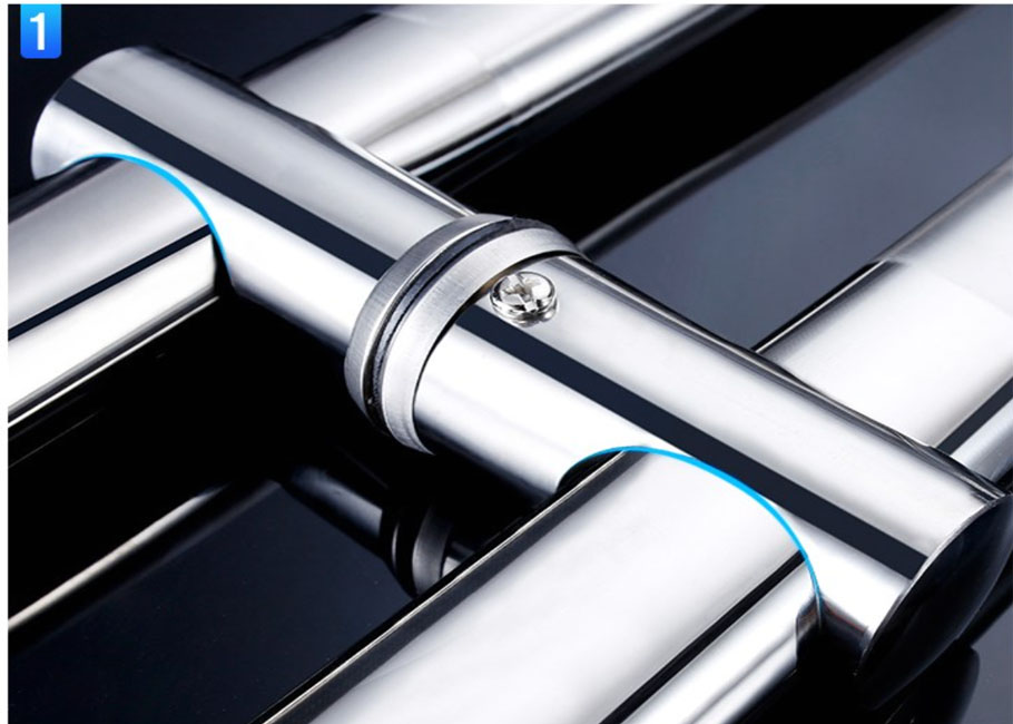 chrome door pull handles