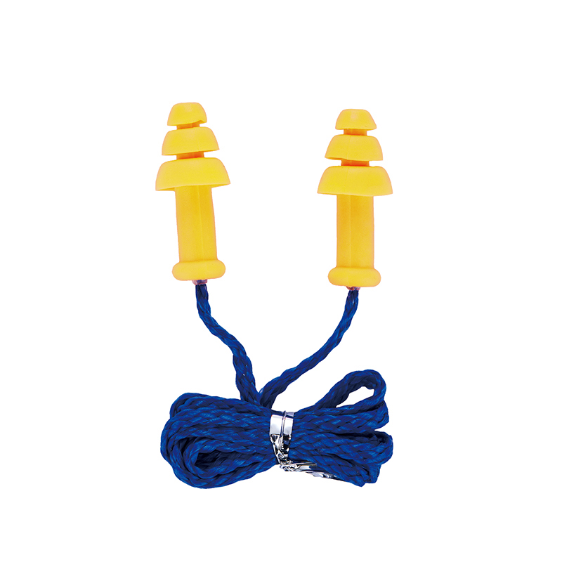 Silicone EP013 Corded Earplugs 28dB Green for Noise Reduction in Loud Environments