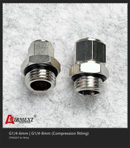 China Straight Stainless Steel Quick Connect Air Fittings G1/4-8mm wholesale