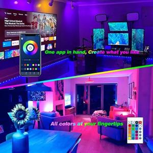 China RGB led strip IP65 3m Smart USB LED Light Strip 10m 16 Million Color For KTV wholesale