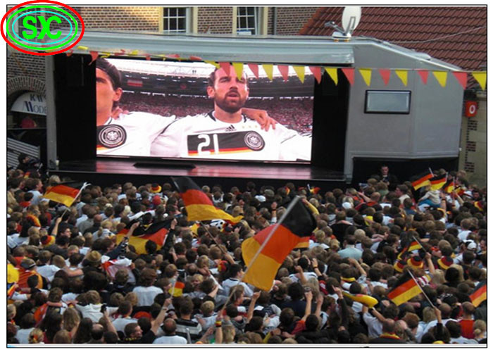 P12 Outdoor Waterproof Full Color LED Display, High Refresh Rate Advertising LED Billboard