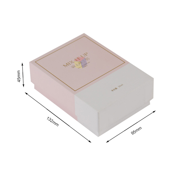 Custom Pink Perfume Bottle Box Packaging With Silk Filling Sustainable And Stylish