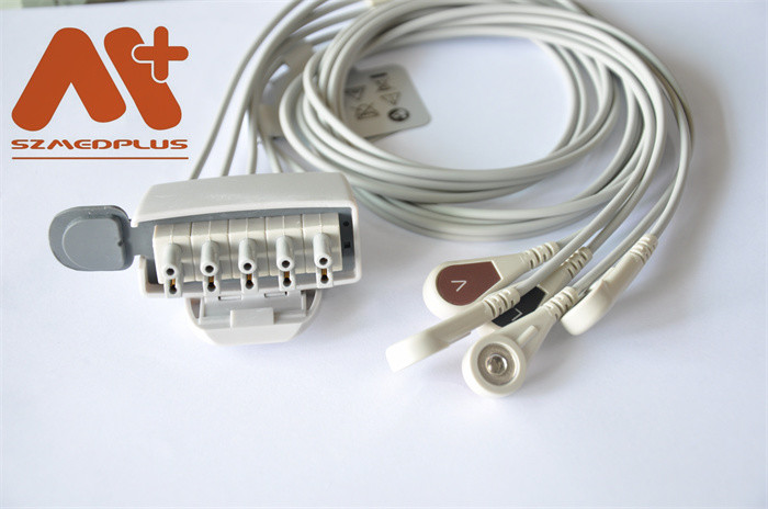 M2592A Philips 5 Lead ECG Cable CFS Telemetry Lead Wires For Patient Monitor