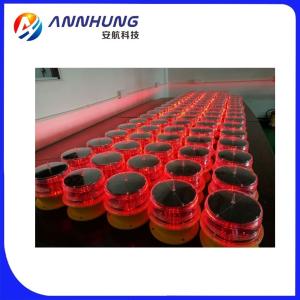 China Monocrystalline Silicon 10cd Solar Single Aviation Obstruction Light 20fpm For Building wholesale