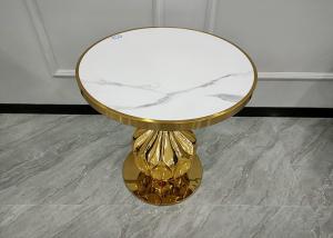 China Golden Metal Frame Marble Odm Modern Nesting Coffee Table wholesale
