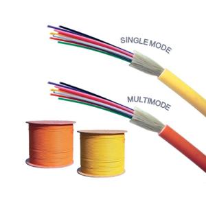 China GJFJV Yellow Sheath Fiber Optic Cable Accessories 1 Core Tight Buffered Indoor wholesale