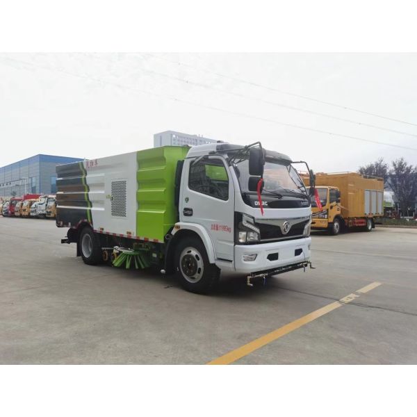 Pure Electric Road Sweeper With High-pressure Water Flushing Function for Airport Road Cleaning