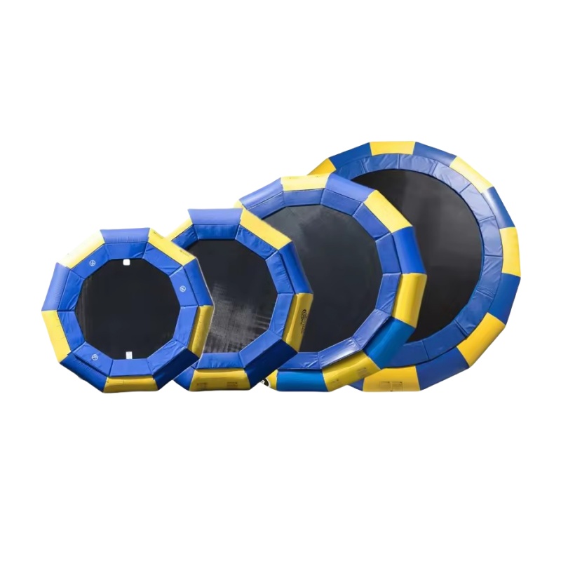 Outdoor Water Amusement Inflatable Jumping Trampoline for Kids Shipping by Express
