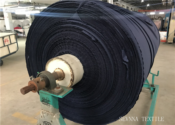 Knitting Compression Eco Friendly Fabric , Solid Colors Swimwear Material Fabric