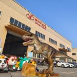 Simulated Lifelike Animated Dinosaur Animatronic Model For Dinosaur Park