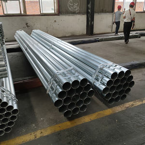 ISO9001 Q195 Q345 Material Galvanized Steel Pipe Hot Dipped For Construction