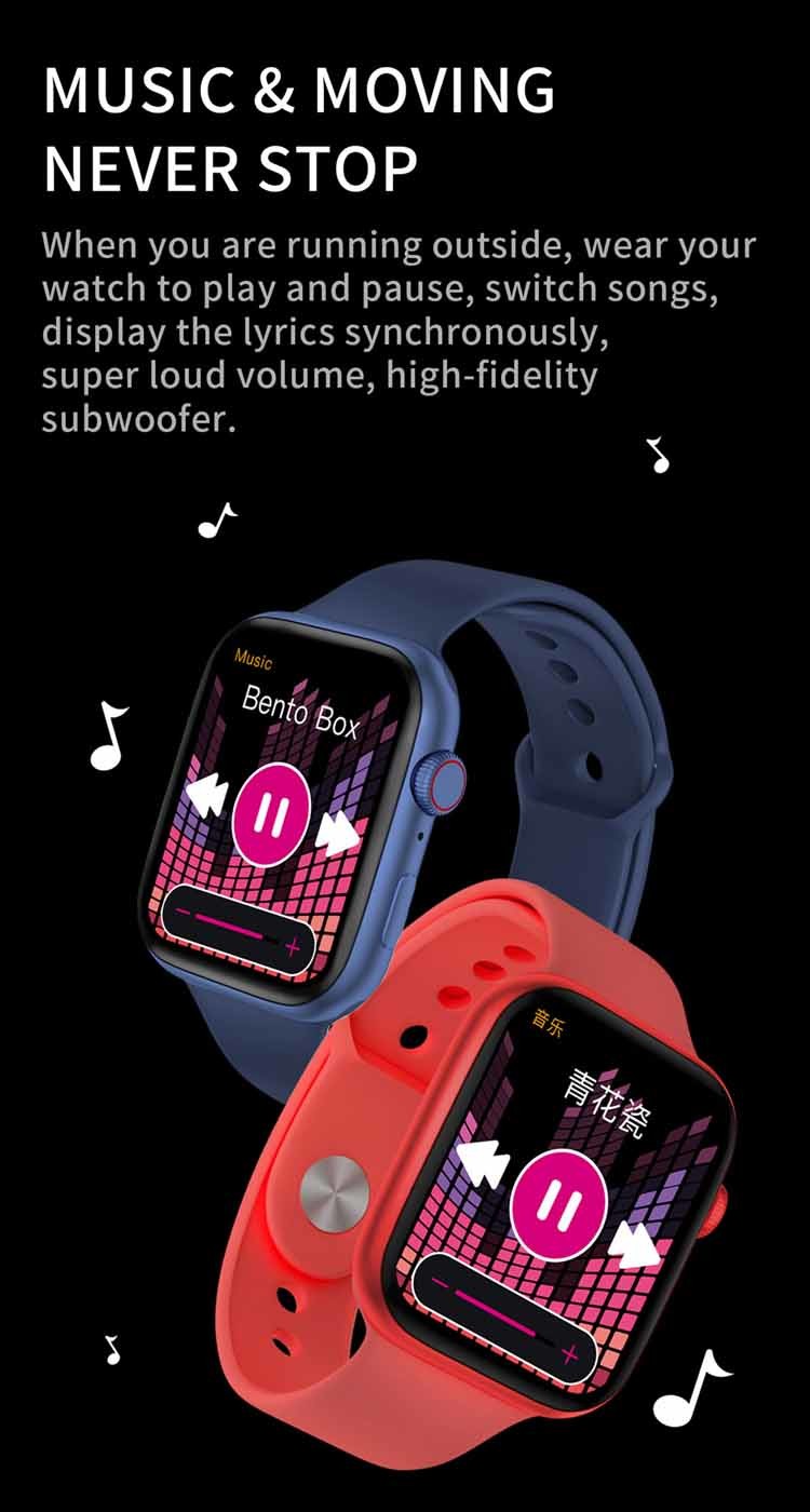Womens Series 7 Popglory Programmable Smart Watch For Iphone 230mAh