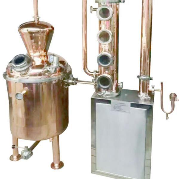 Food Beverage GHO Multi-spirit Distiller Copper Pot Still Equipment within 220V
