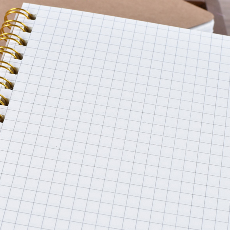 10.5cm Brown Paper Cover Notebook , custom printed spiral bound notebooks