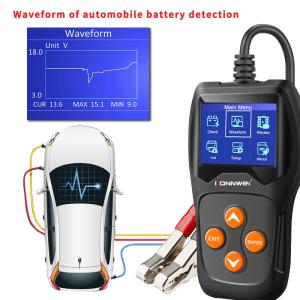 China Volt Battery Load Tester Vehicle Tools 2.4 Inch Color Screen KW600 12 CE Approval wholesale