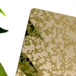 430 316 Pvd Color Coating Etched Stainless Steel Sheet Laser Cutting
