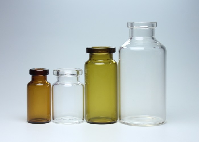Clear Medical Glass Vials , Amber Glass Vial 2ml 5ml 10ml 30ml Capacity
