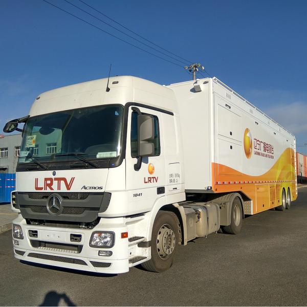 Customization OBV Outdoor Van for TV Station Broadcast Company Breaking News