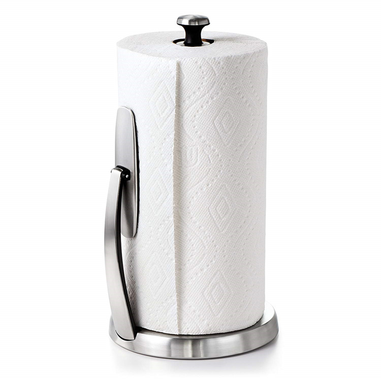 Matt Free Standing Toilet Tissue Holder Good Grips Tear Standing Paper Towel Holder