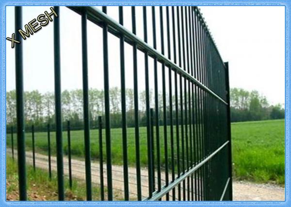 3D Curved PVC Coated Steel Wire Mesh Protecting Fence Panels For High Security