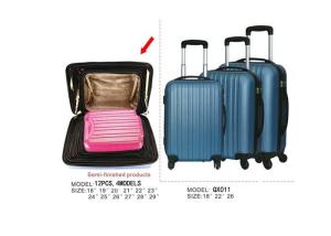 China SKD Lightweight 4 Wheel Trolley Suitcase Bags wholesale