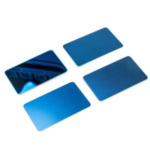 China CE Titanium Blue Mirror Finish Stainless Steel Sheet 4x8 Gray Color wholesale