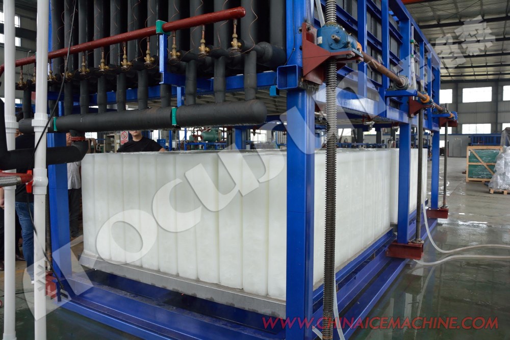 120.3KW Power 380V Voltage 15 Ton Direct Block Ice Machine for Big Ice Production Needs