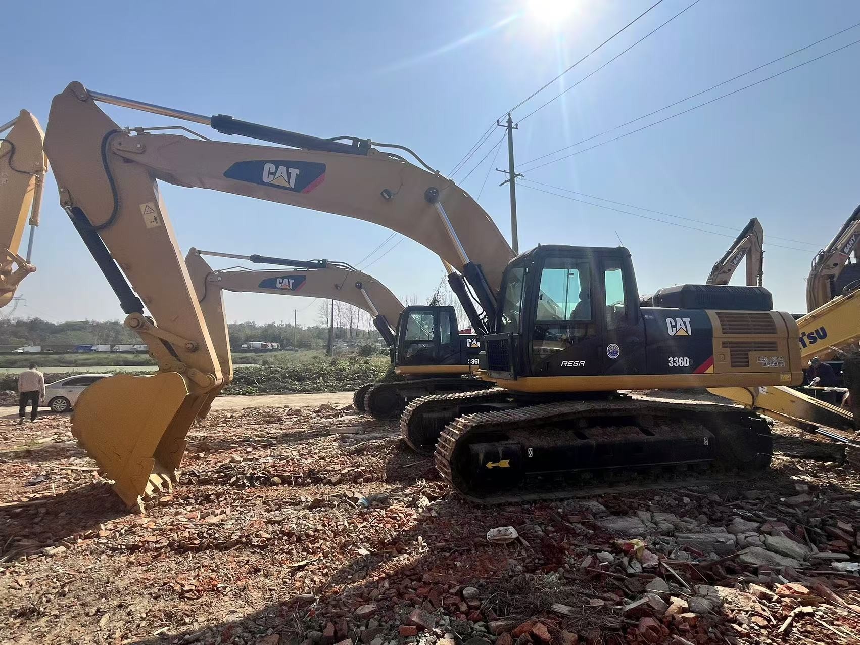 Used Cat 336D2 Digger Engineering 36ton Used Large Caterpillar Excavator