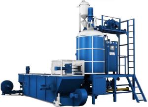 China Beads Foaming Batch Pre Expander 9.5kw 3100x1500x3500mm wholesale