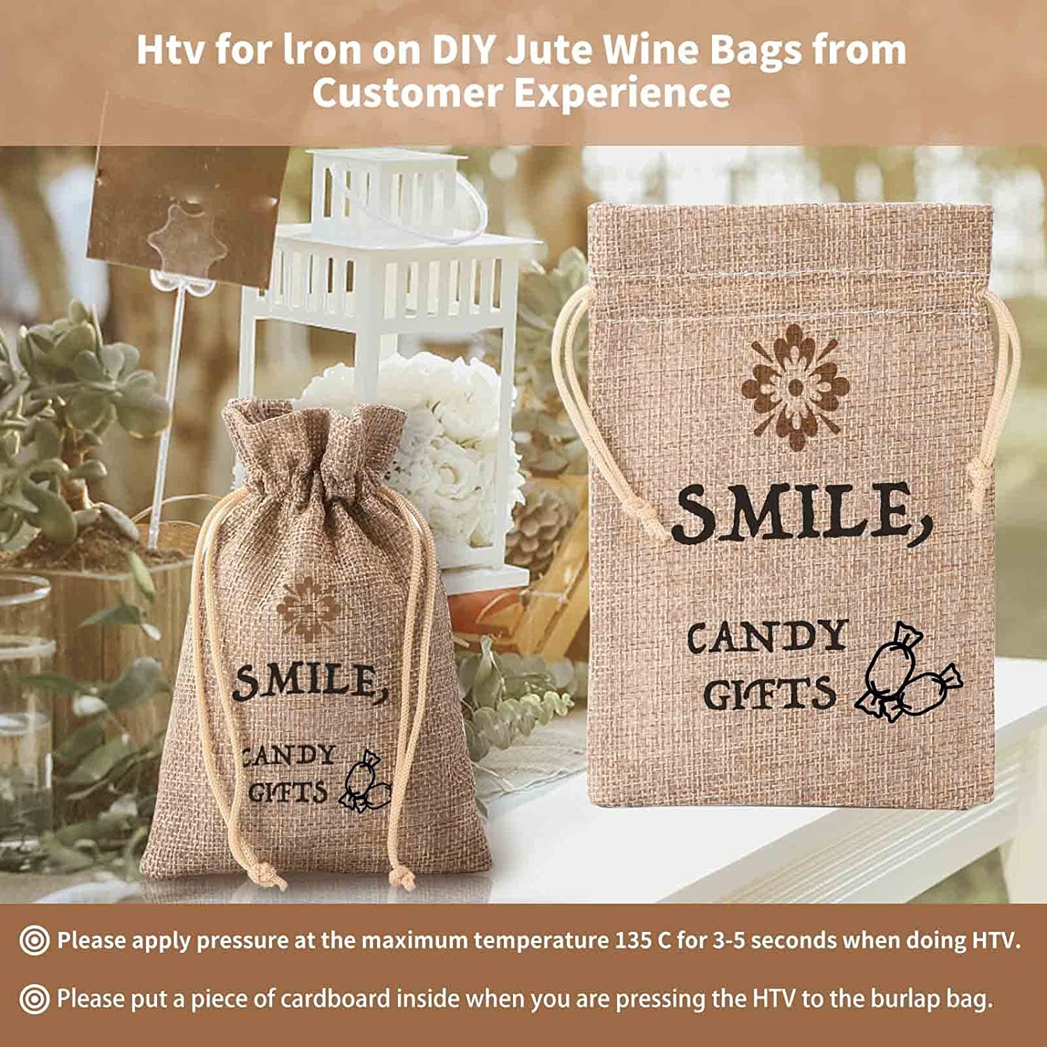 3"x 4" Bags with Drawstring, Wedding Hessian Linen Sacks Bag, Jewelry Pouches Burlap Bags