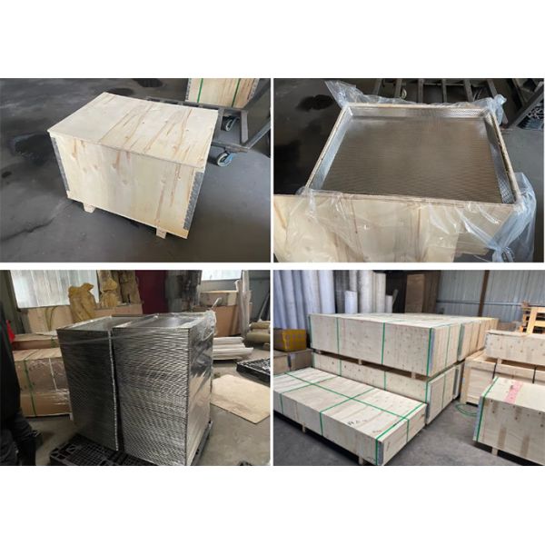 Food Grade Stainless Steel 304 316 Perforated Metal Sheet Trays For Baking Drying Cooling