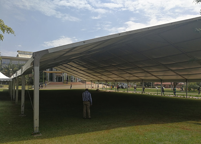 Aluminum A Frame Outdoor 850g/sqm 70m Clear Event Tent