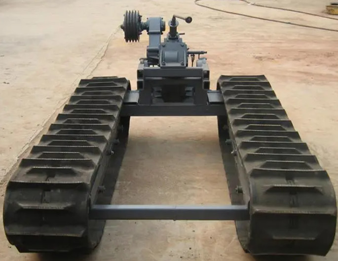 Mine Chassis Rubber Track Undercarriage For Kinds Of Drilling Rigs