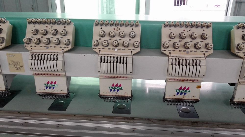 Digital Used Tajima Embroidery Machine , 2nd Hand Embroidery Machine Multipurpose