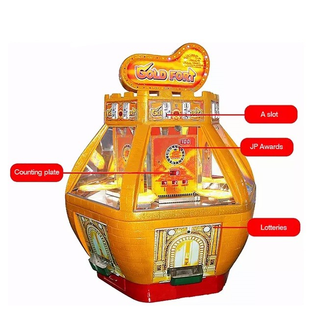 Six Players Redemption Arcade Machines Win Prize Lottery Customize Color